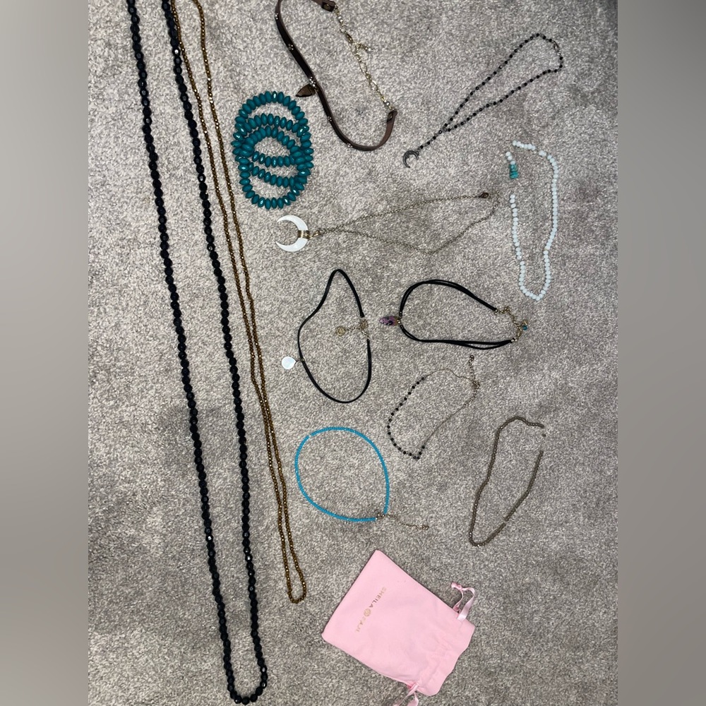 Necklaces and bracelets